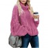 Sweaters ladies Women Sweater Elastic Turtleneck Simple